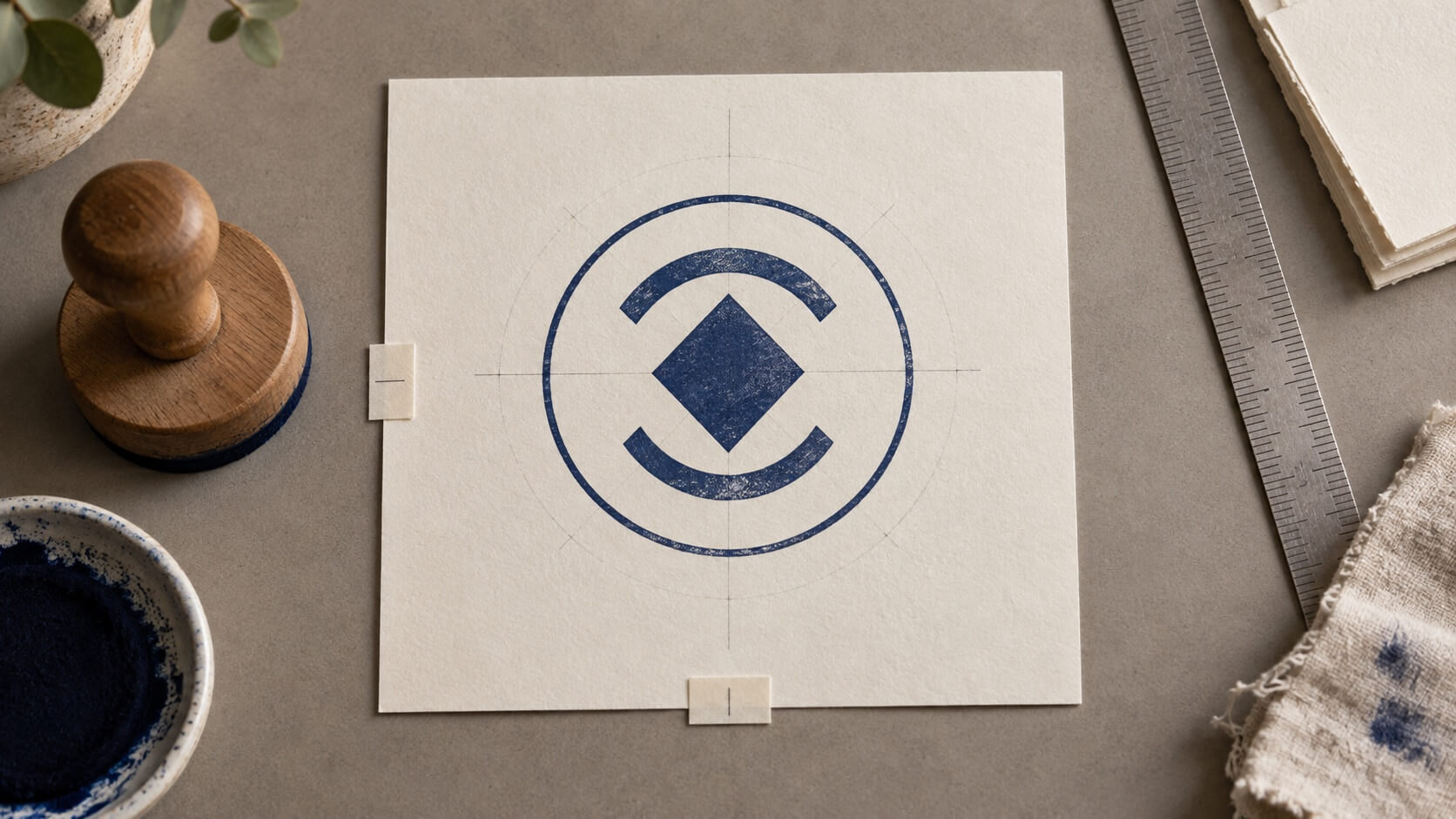 How to Center Text and Logos in a Stamp Generator