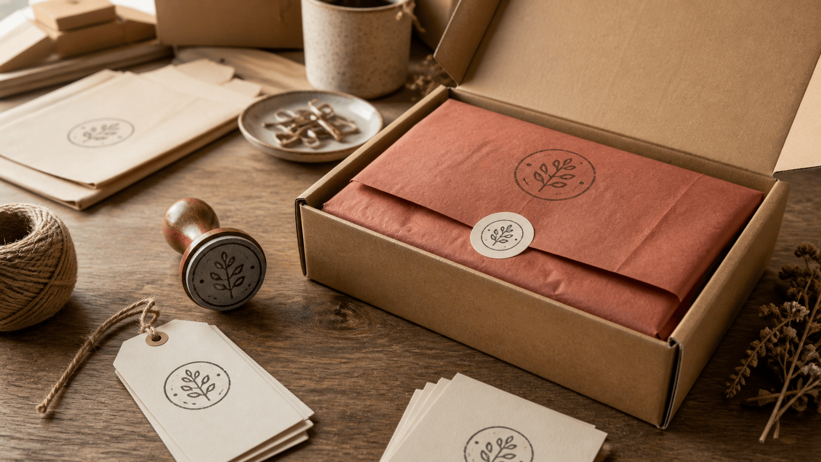 How to Design a Packaging Stamp for Boxes, Tissue, and Tags