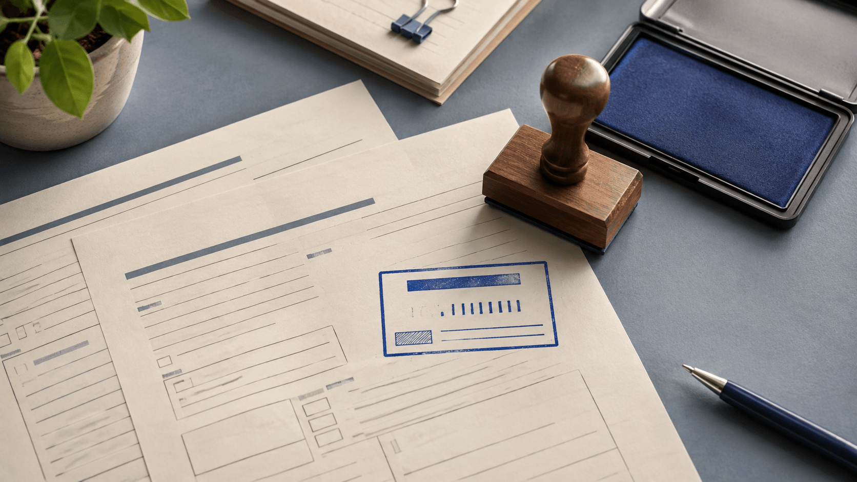 How to Design a Received Stamp for Office Paperwork