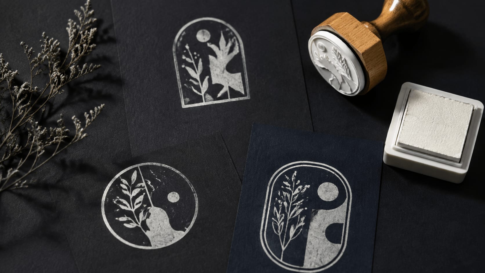 How to Design a Reverse Stamp for Dark Paper
