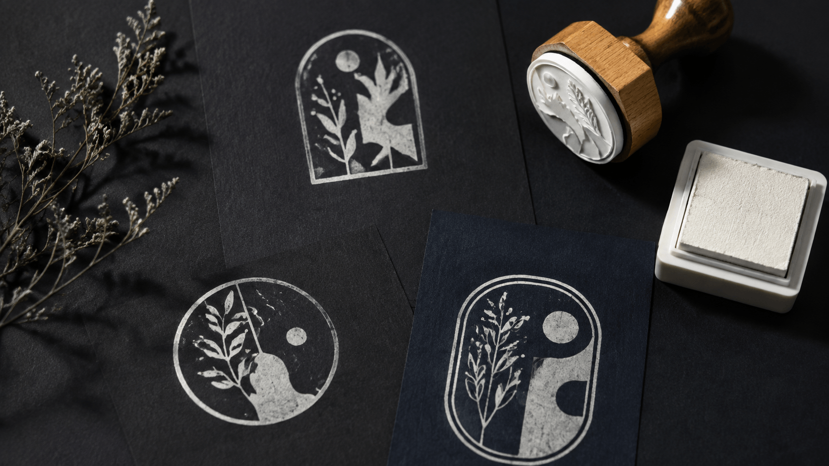 How to Design a Reverse Stamp for Dark Paper