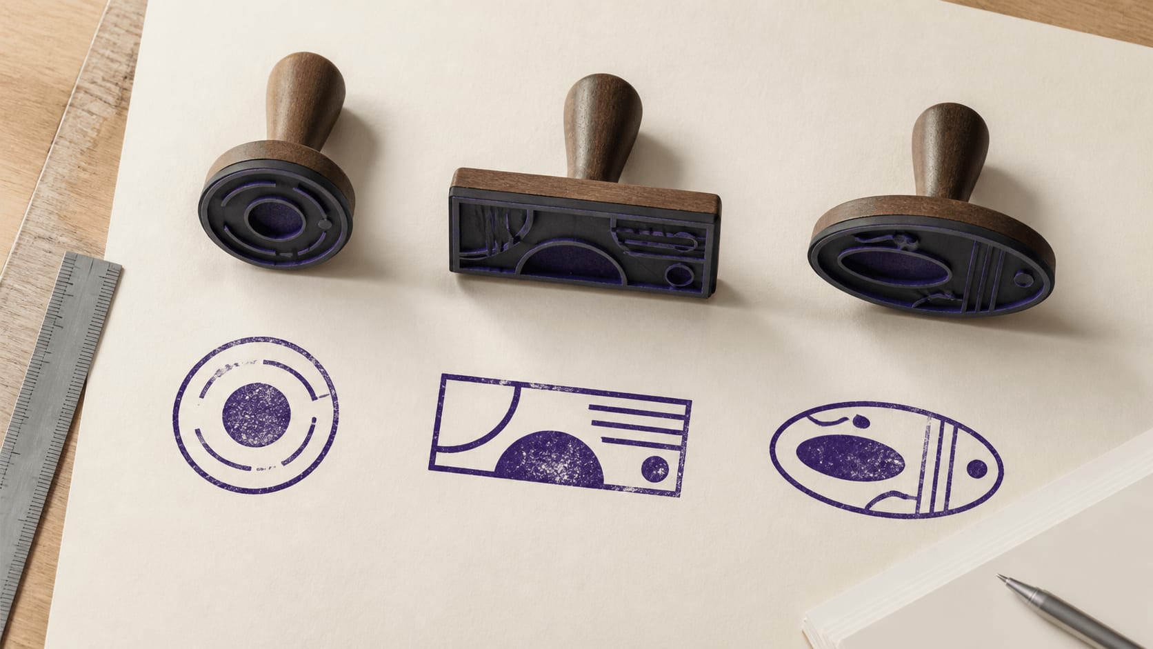 Round, Rectangular, or Oval? Choose the Right Online Stamp Shape