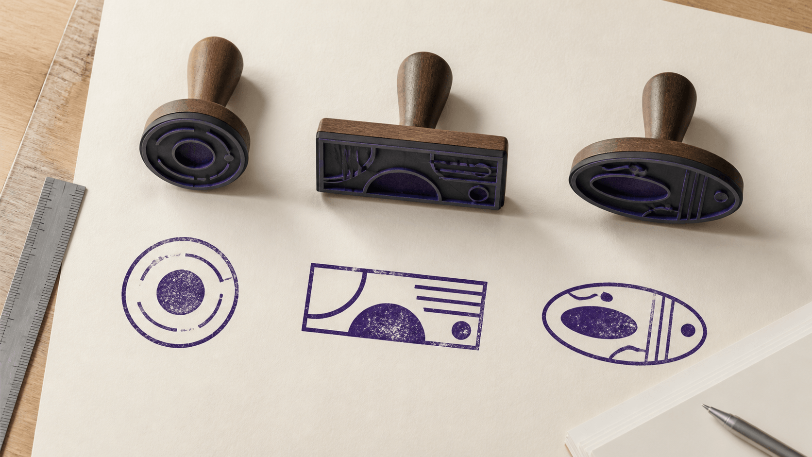 Round, Rectangular, or Oval? Choose the Right Online Stamp Shape